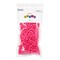Essentials by Leisure Arts Pony Beads, 6x9mm, Opaque Pink, 750pc – Bracelet Making Kit for Jewelry and Kandi Crafts – Bulk Craft Beads for Friendship Bracelets and DIY Projects